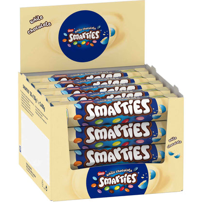 Smarties White Chocolate 120g - Candyshop.ch – Detailansicht