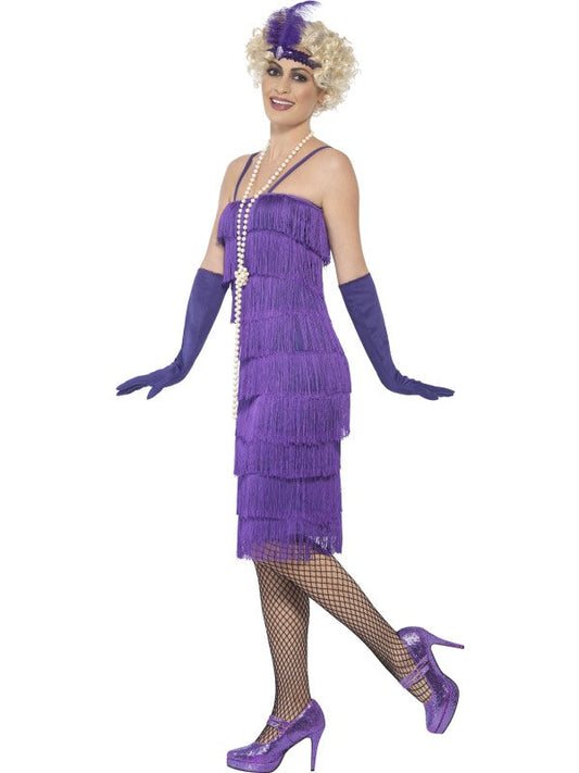 Smiffys 1920er Jahre Flapper Kleid – Violet Carla Kostüm Damen - Fasnacht24.ch