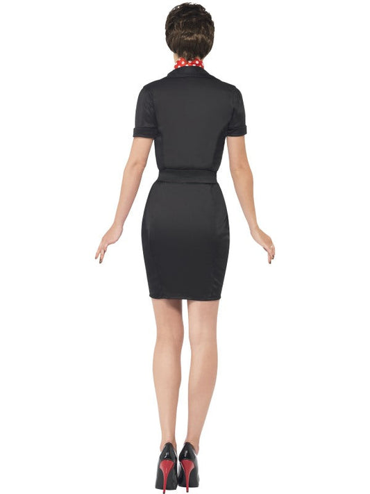 Smiffys Rizzo Pink Ladies 50er Jahre Kostüm – Schwarzes Kleid - Fasnacht24.ch