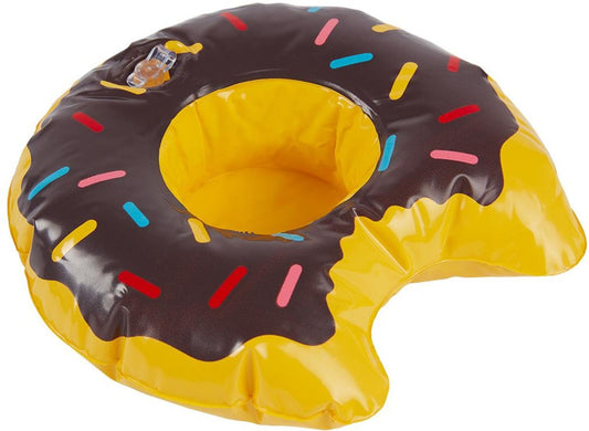 Smiffys Aufblasbarer Donut Getränkehalter 3er-Pack – 20cm PVC - Fasnacht24.ch
