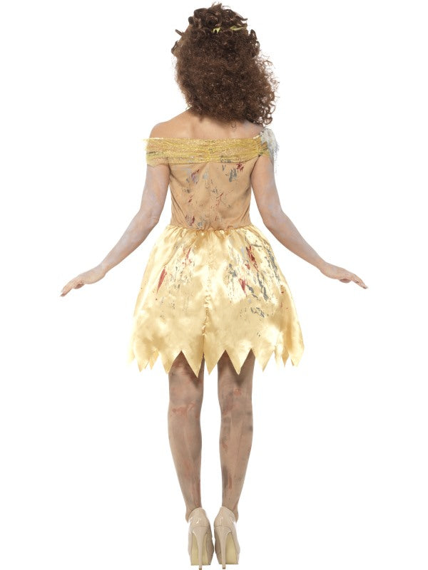 Smiffys Zombie Lady Damenkostüm – Gory Glam Halloween Kleid – Detailansicht