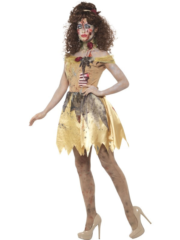 Smiffys Zombie Lady Damenkostüm – Gory Glam Halloween Kleid - Fasnacht24.ch