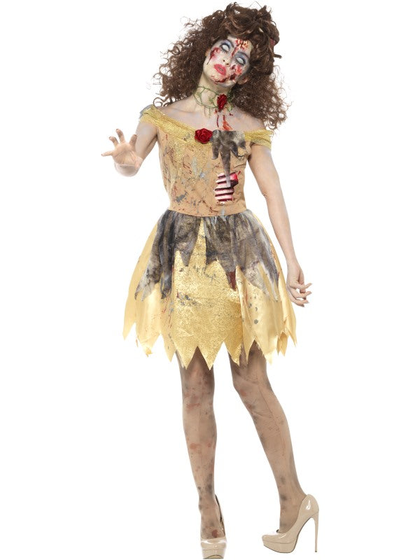 Smiffys Zombie Lady Damenkostüm – Gory Glam Halloween Kleid - Fasnacht24.ch