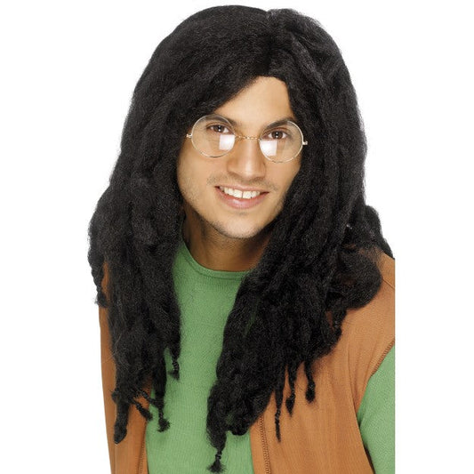 Dreadlocks Perücke Schwarz Lang – Smiffys Chillige Unisex Wig - Fasnacht24.ch