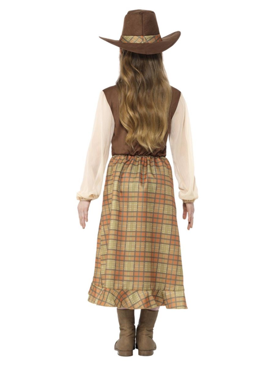 Smiffys Cowgirl Western Kleid für Mädchen – Polyester, Fransen – Detailansicht