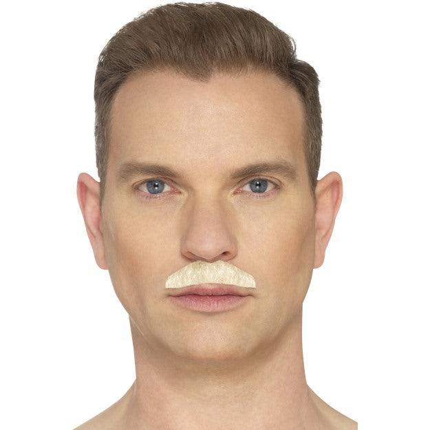 Smiffys Blond Chevron Handgeknoteter Kostüm-Schnurrbart – Realistisch - Fasnacht24.ch