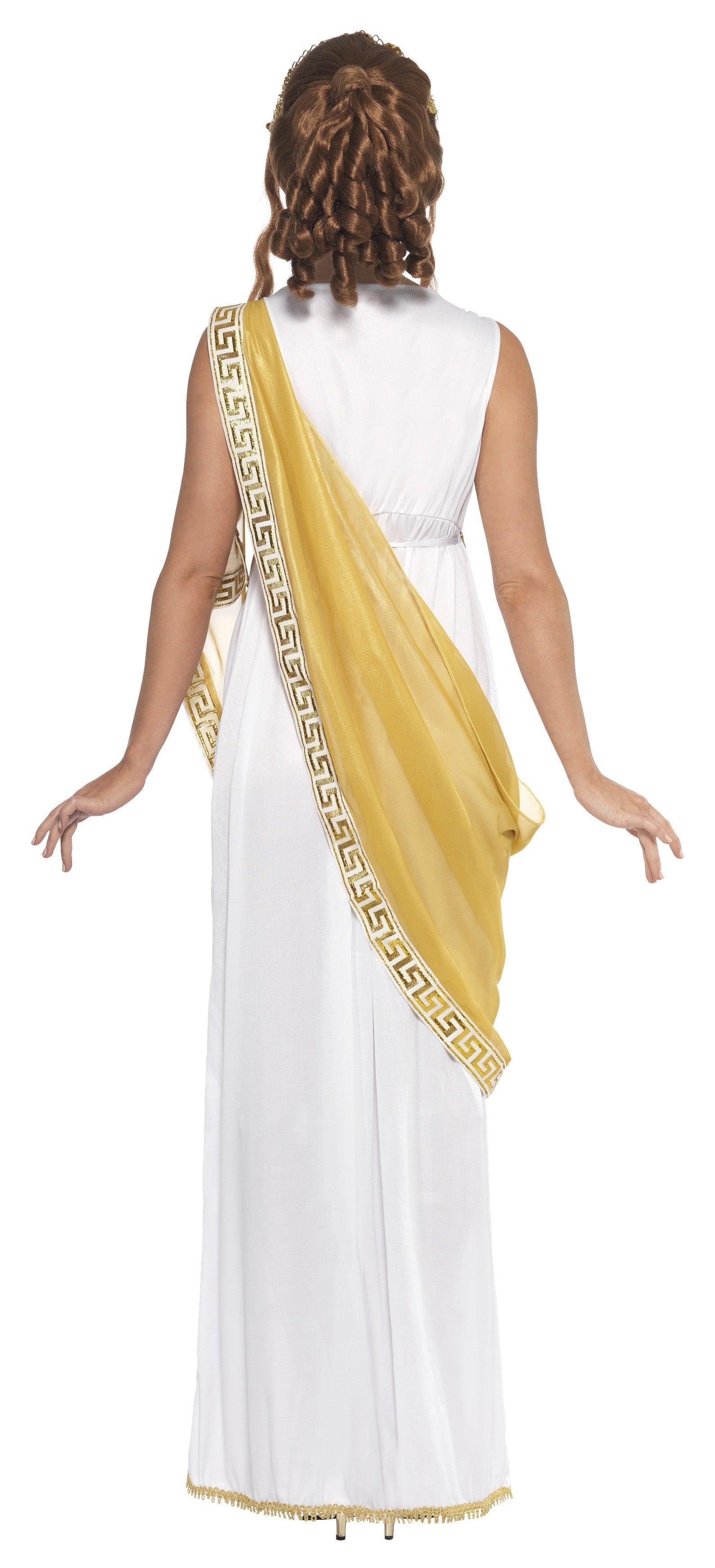 Smiffys Helena von Troja Damenkostüm – Weiß-Gold Kleid mit Tiara - Fasnacht24.ch