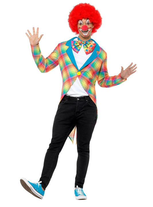 Smiffys Plaid Clown Tuxedo Jacke – Mehrfarbig Circus Kostüm - Fasnacht24.ch