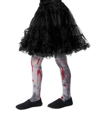 Zombie Strumpfhosen Für Kinder 4-9 Jahre – Smiffys Beschmutzt, Weich - Fasnacht24.ch