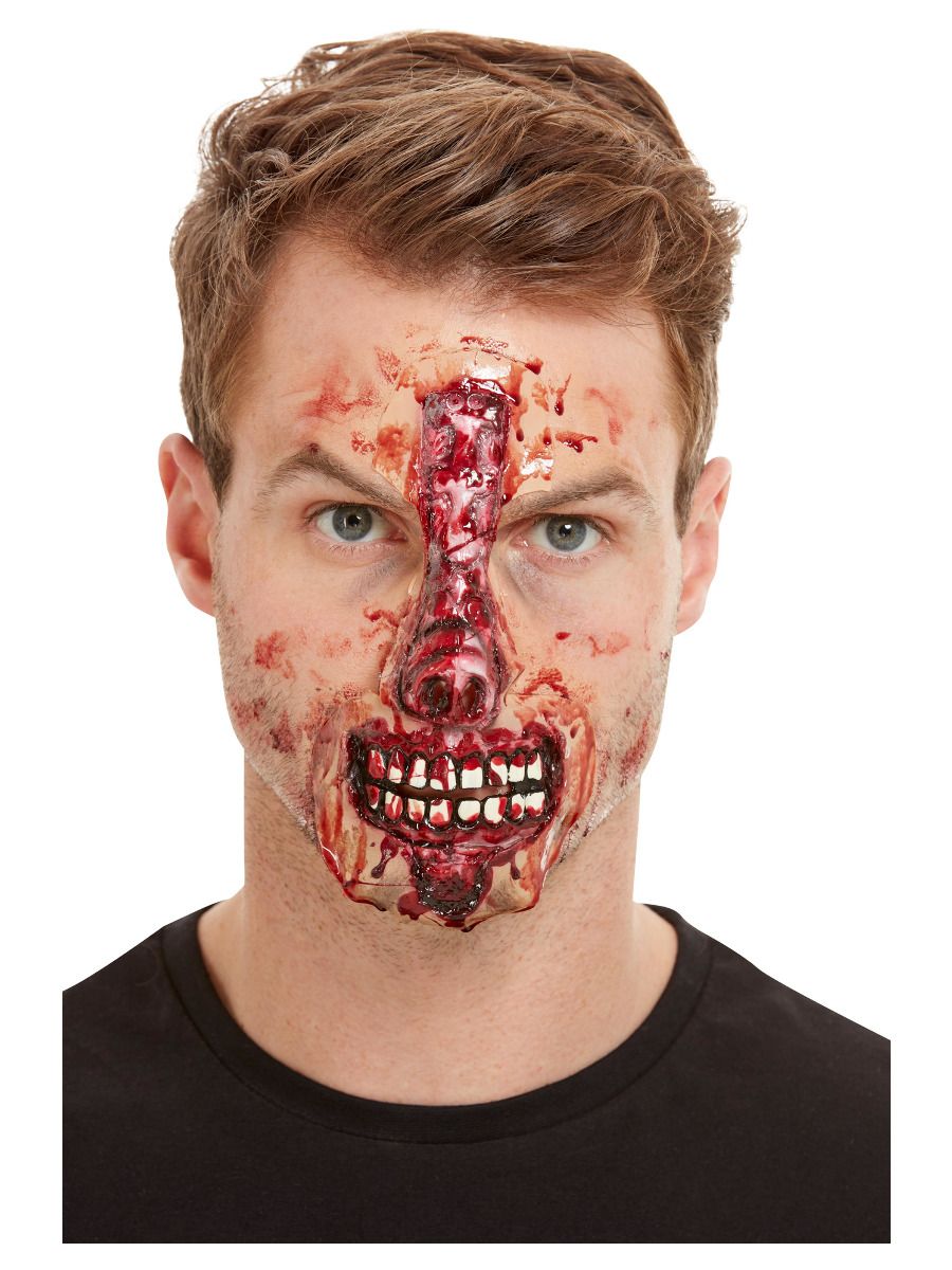 Smiffys Latex Gesichtsverletzung Makeup – Exponierte Nase & Mund - Fasnacht24.ch