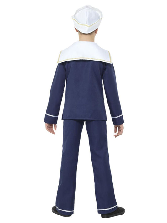 Smiffys Matrosen Kostüm Für Jungen – Blau Weißes Kinderkostüm Set - Fasnacht24.ch