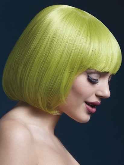 Smiffys Mia 25cm Kurzhaar Bob Perücke – Pastellgrün, Verstellbarem Cap - Fasnacht24.ch