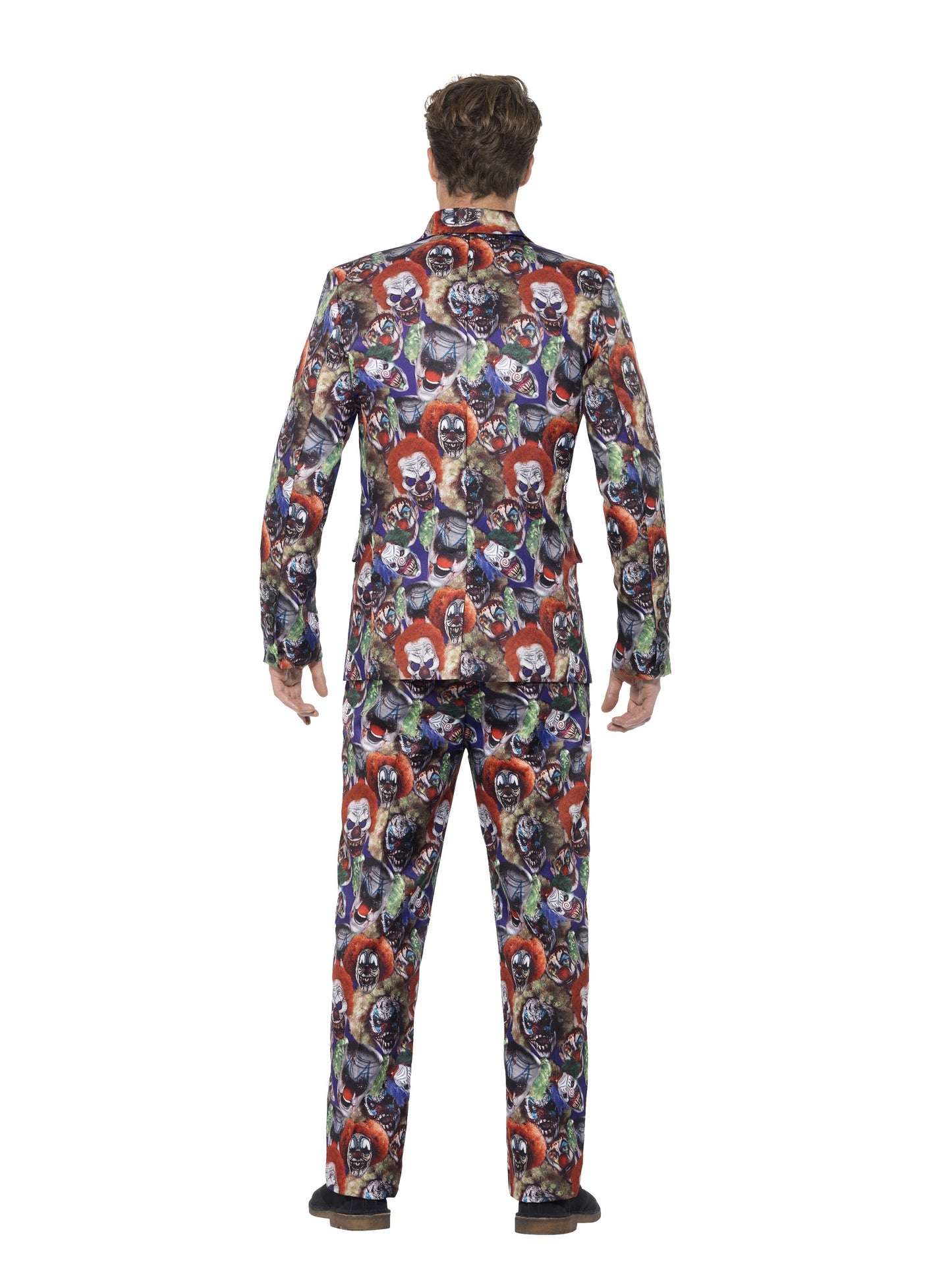 Horror Clown Herren Kostüm – Smiffys Jacke, Hose & Krawatte Set - Fasnacht24.ch