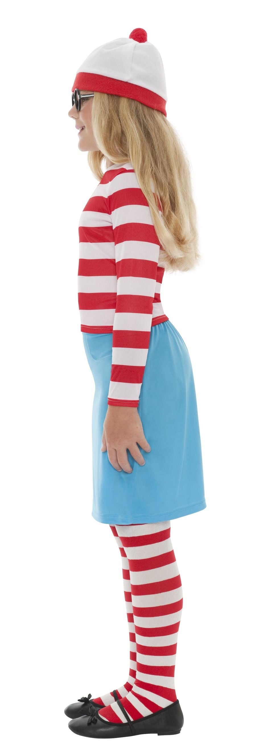 Smiffys Wenda Kinderkostüm – Rot-Weiß Gestreiftes Outfit Für Karneval - Fasnacht24.ch