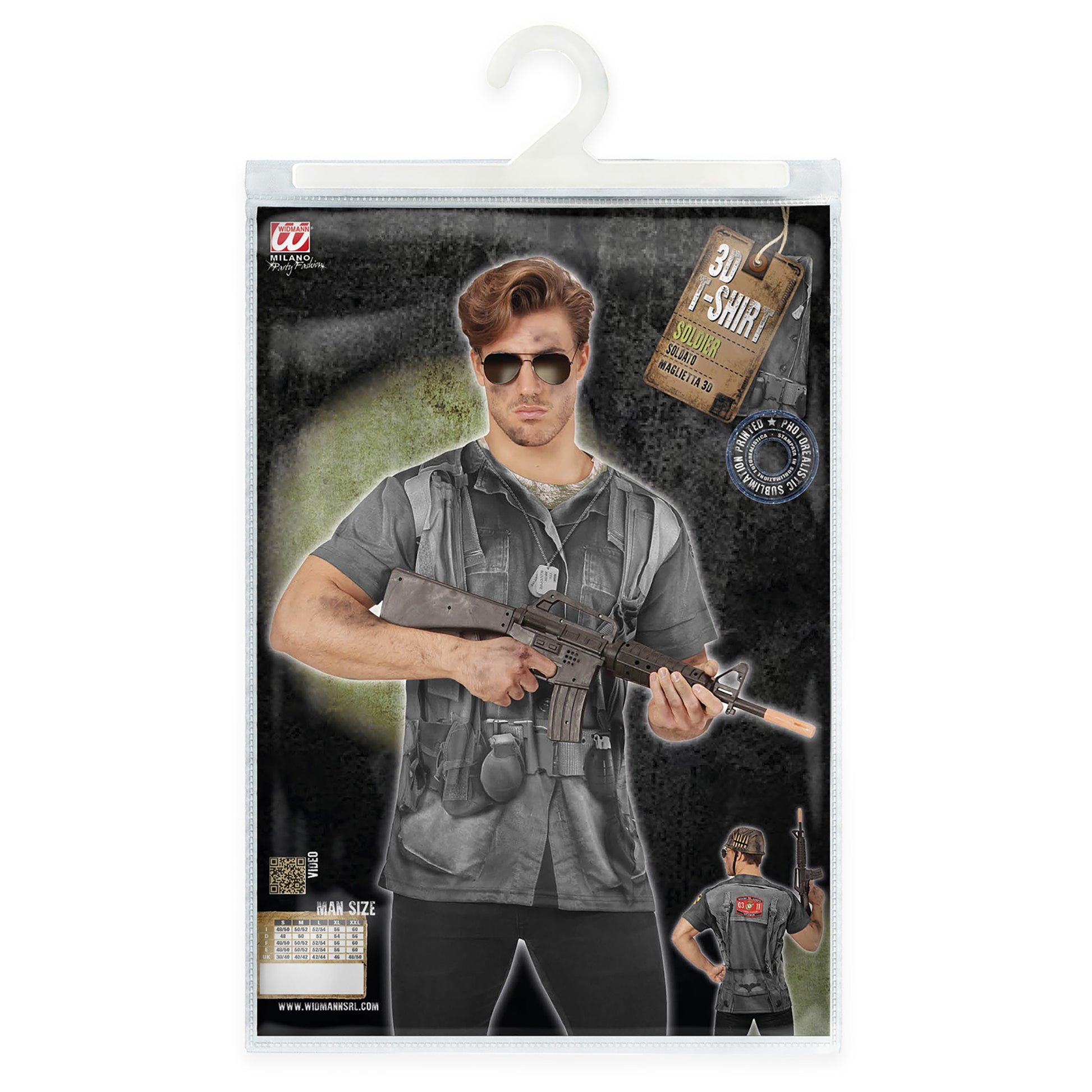 "SOLDAT" (in Fotosublimation bedrucktes T-Shirt) – Ansicht 5