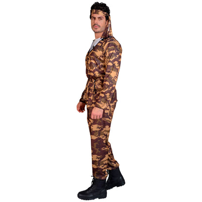 "SOLDAT" (Oberteil, Hose, Gürtel, Stirnband) – Ansicht 3