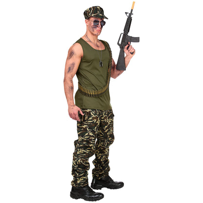 "SOLDAT" (Tank top, Hose, Basecap) – Ansicht 3