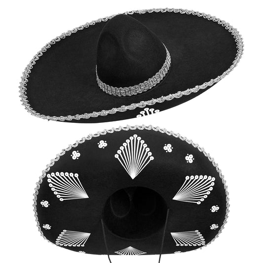 "SOMBRERO" aus Filz - 57 cm – Vorderansicht