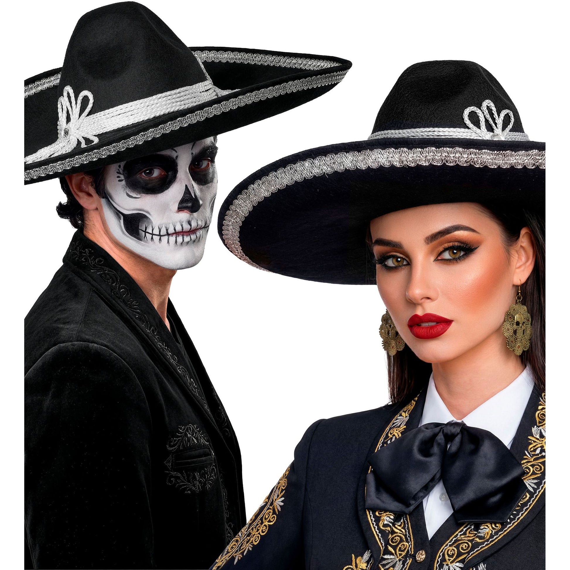 "SOMBRERO EL CHARRO SILBER" 54 cm – Ansicht 4