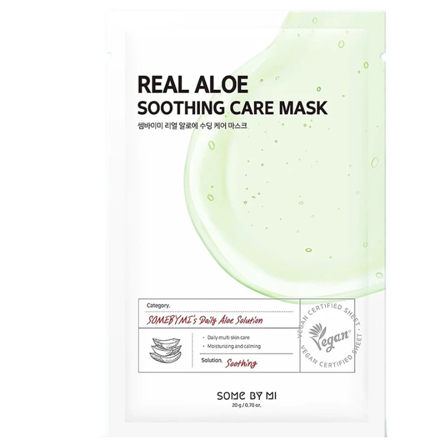 Some By Mi, Real Aloe, Beruhigend, Gesichtsmaske, Für das Gesicht, 20 g