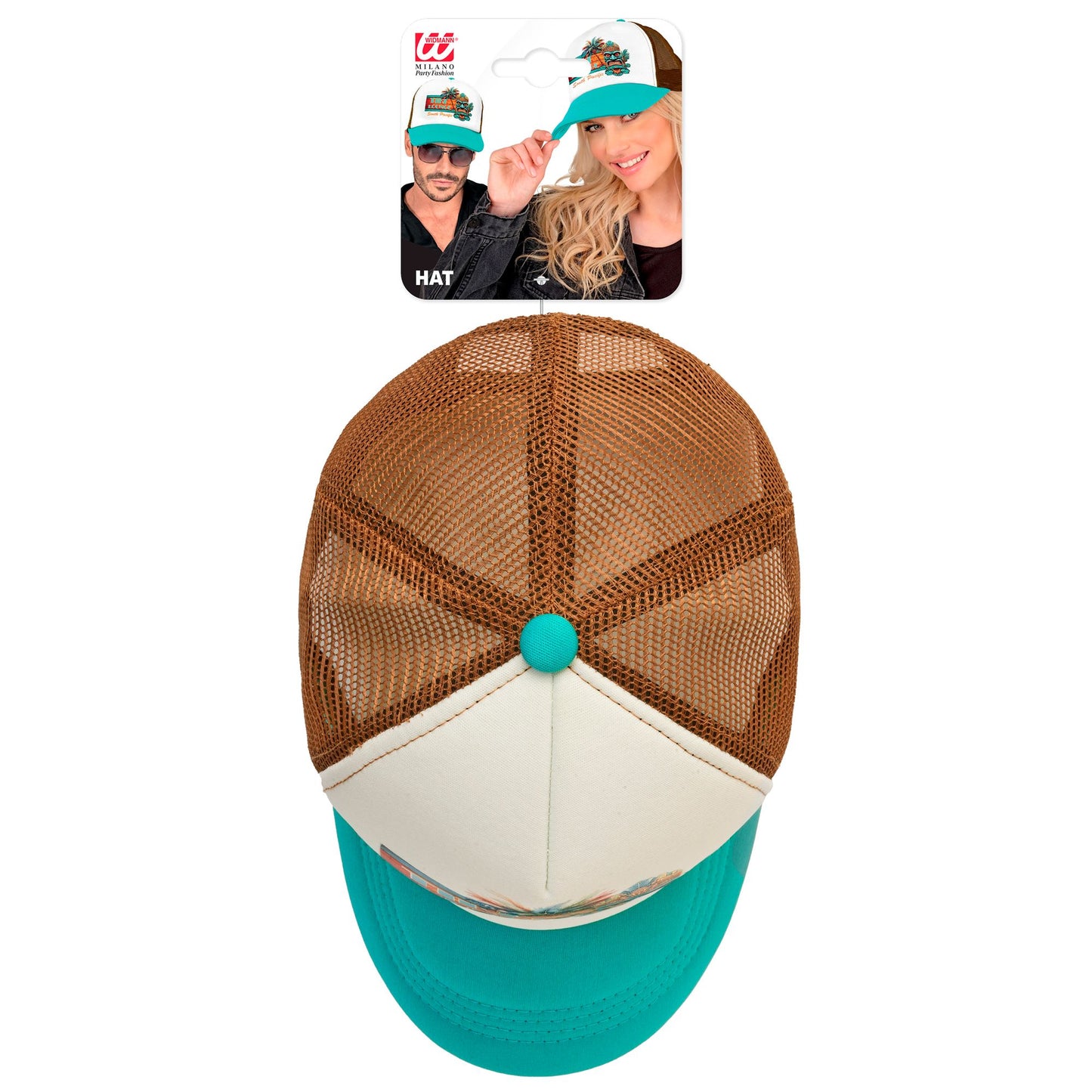 "SOMMER TIKI PARTY BASECAP" – Detailansicht
