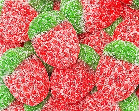 Jake Jelly Mania Sour Wild Strawberries Fruchtgummi 100g Produktbild – Produktansicht