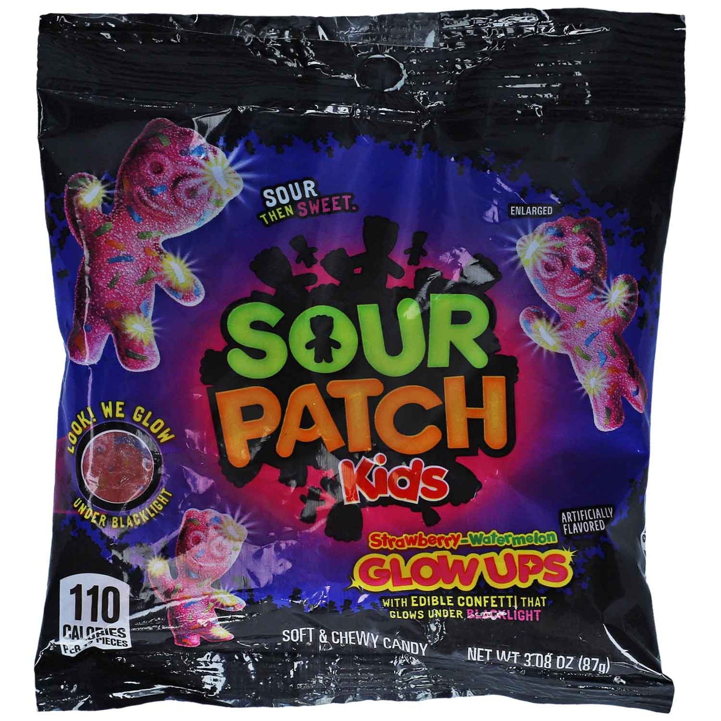Sour Patch Kids Glowups 87g Produktbild – Detailansicht