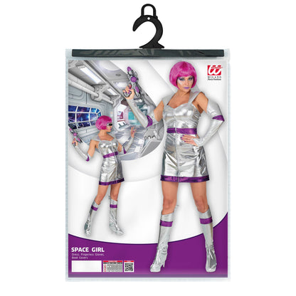 "SPACE GIRL" (Kleid, fingerlose Handschuhe, Stiefelüberzieher) – Ansicht 5