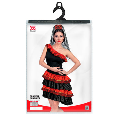 "SPANISCHE SENORITA" (Kleid, Kopfschmuck mit Schleier) – Ansicht 5