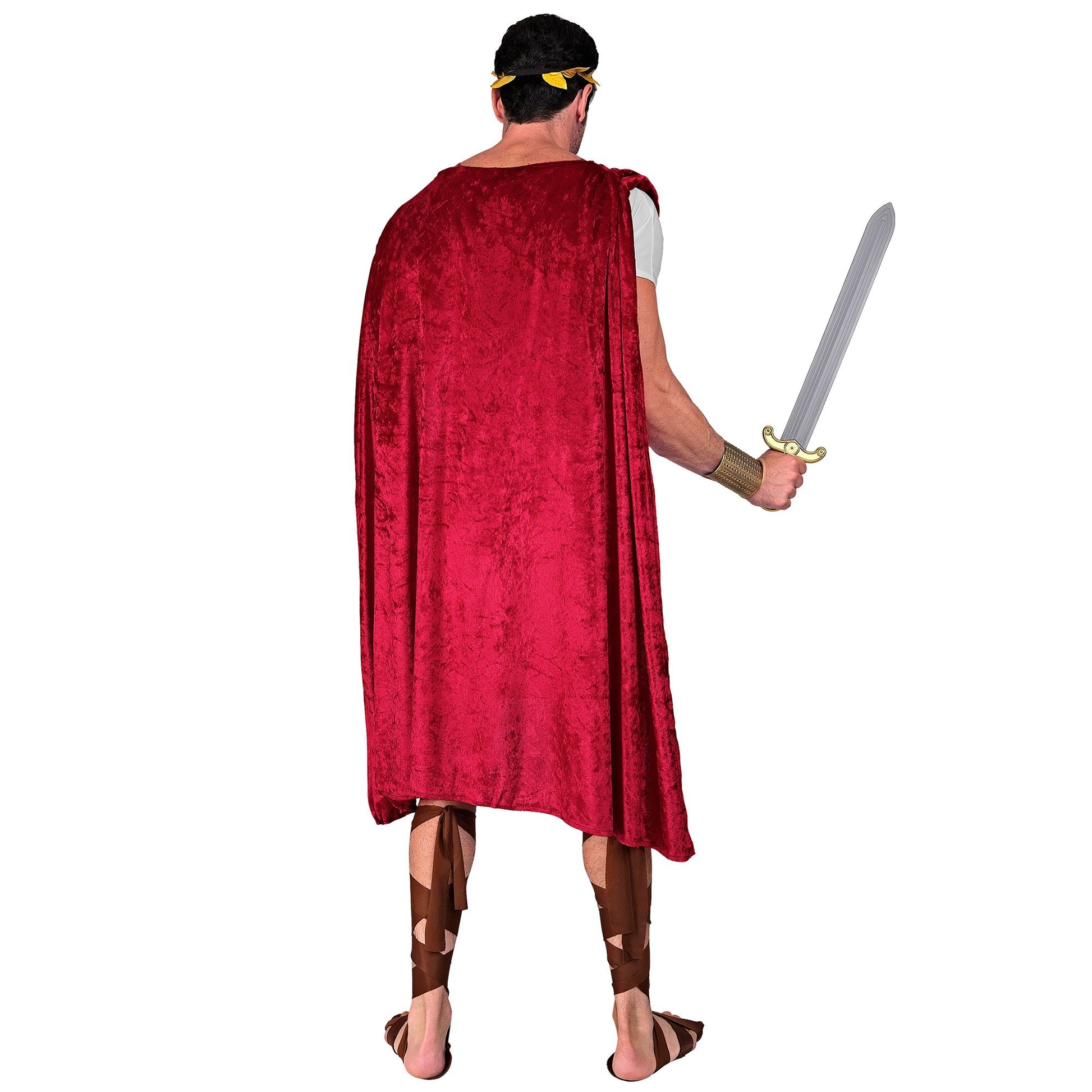 "SPARTACUS" (Tunika, Gürtel, Umhang, Sandalen, Lorbeerkranz) – Ansicht 4