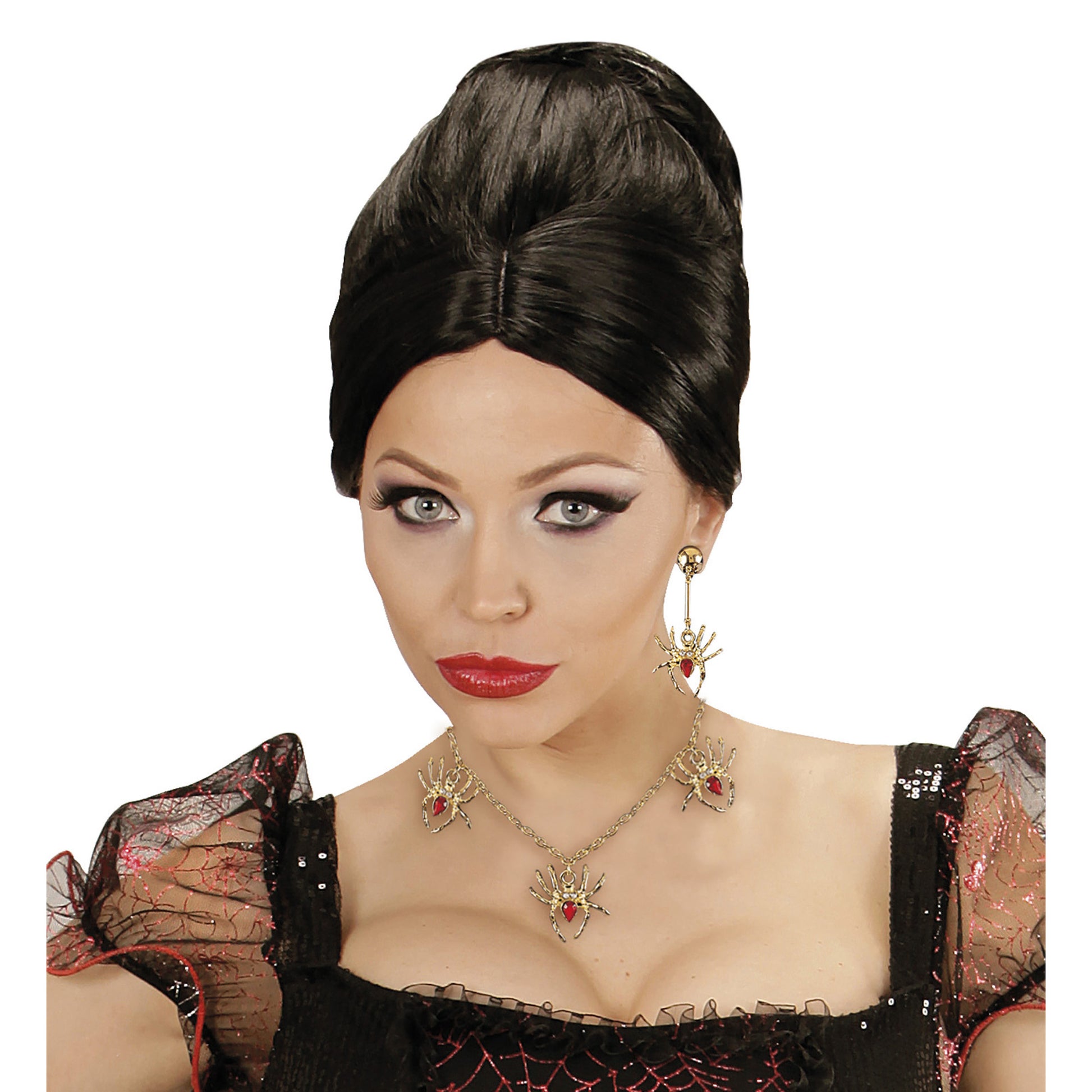 "SPIDER LADY" Set (Halskette, Ohrring) – Ansicht 3
