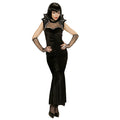 "SPIDERELLA" (Kleid, fingerlose Handschuhe) – Vorderansicht