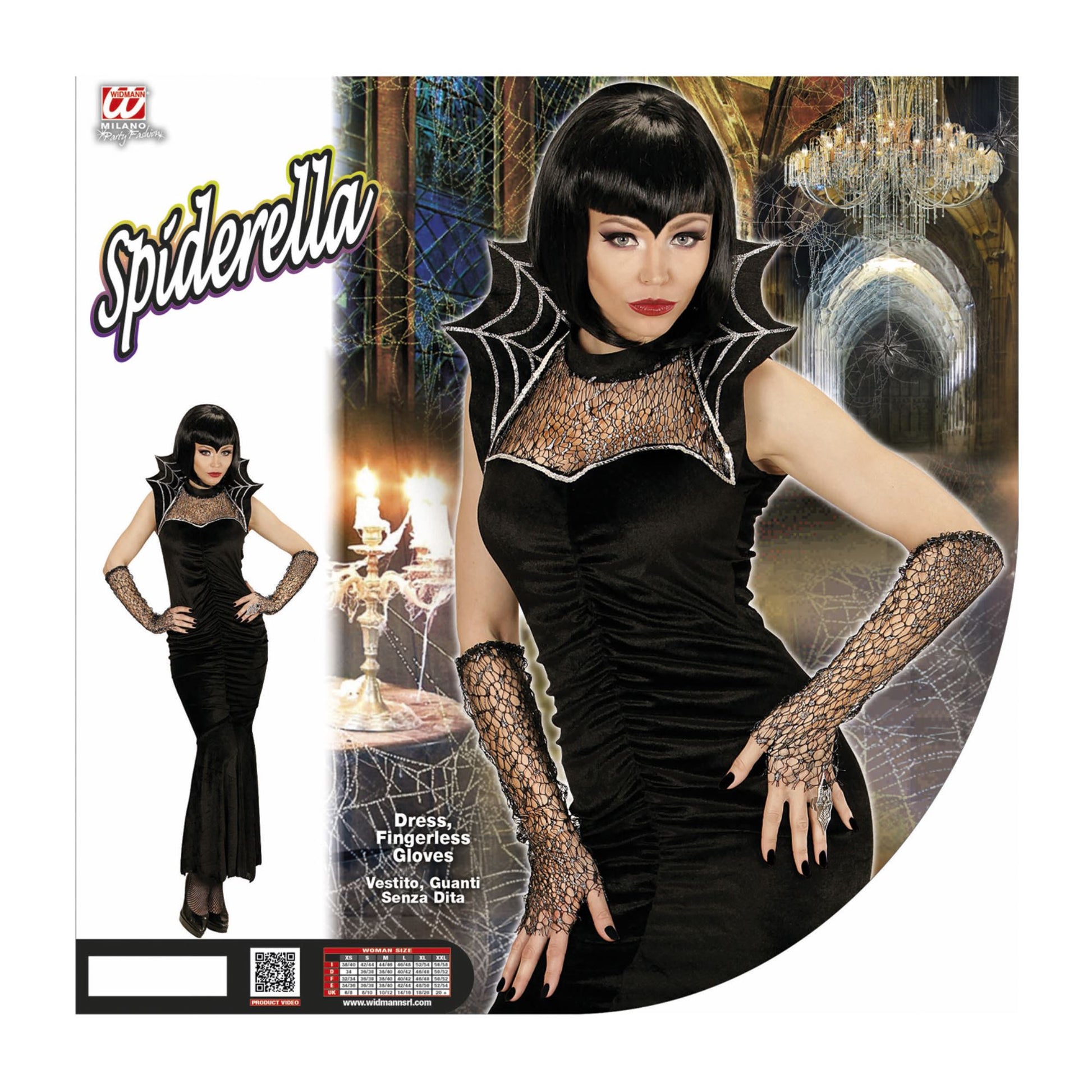 "SPIDERELLA" (Kleid, fingerlose Handschuhe) – Ansicht 4