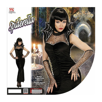 "SPIDERELLA" (Kleid, fingerlose Handschuhe) – Ansicht 4