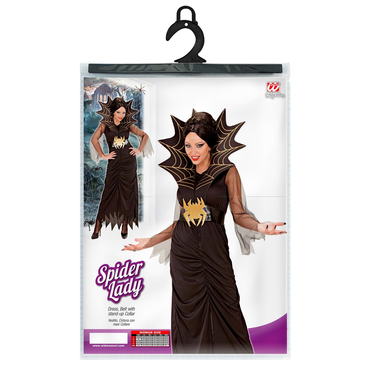 "SPIDERLADY" (Kleid, Gürtel mit großem Kragen) – Ansicht 4
