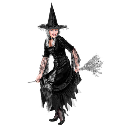 "SPIDERWEB WITCH" (Kleid mit Reifrock, Hut) – Ansicht 3