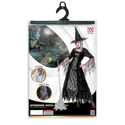 "SPIDERWEB WITCH" (Kleid mit Reifrock, Hut) – Ansicht 4