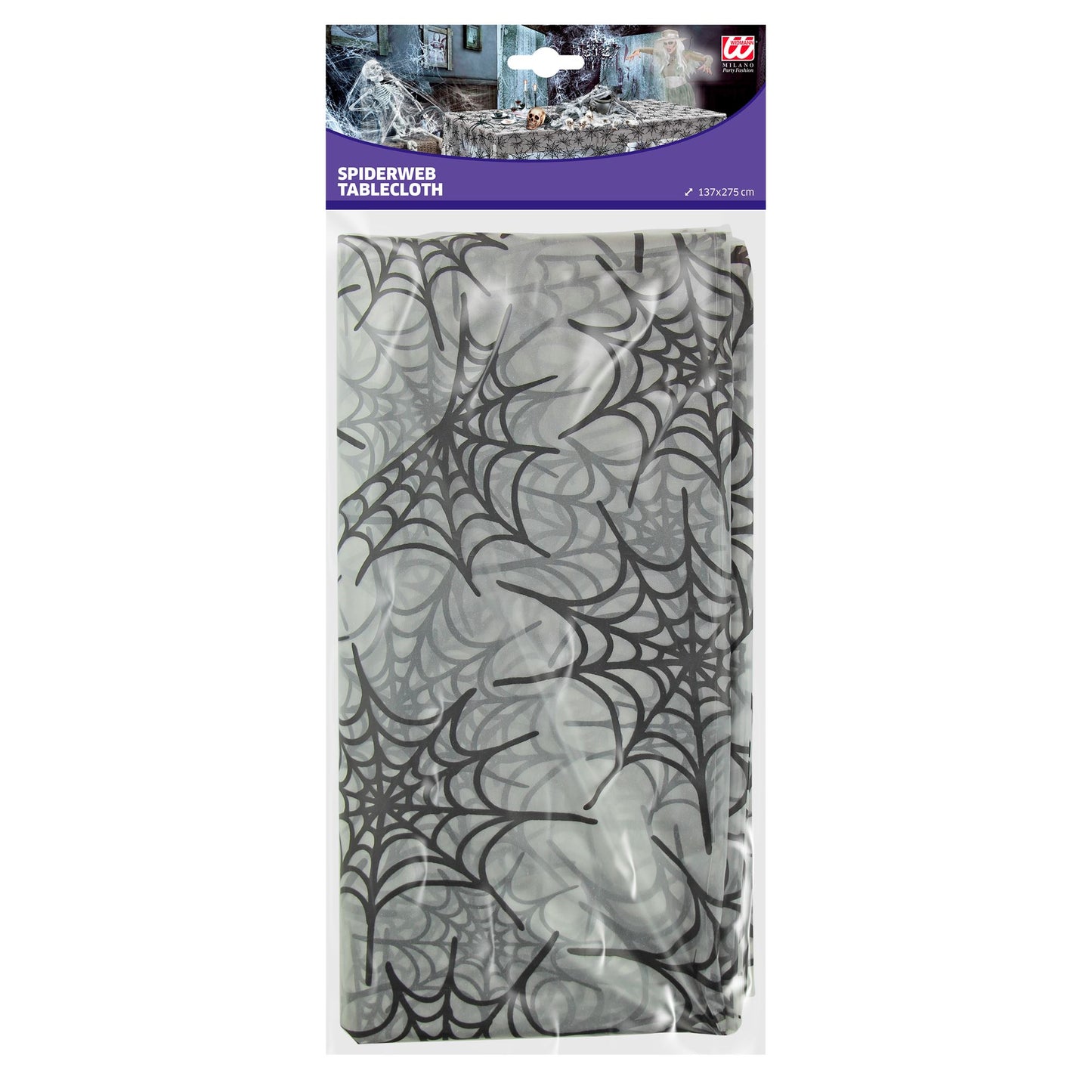 "SPINNENNETZ TISCHDECKE" 137x275 cm – Detailansicht