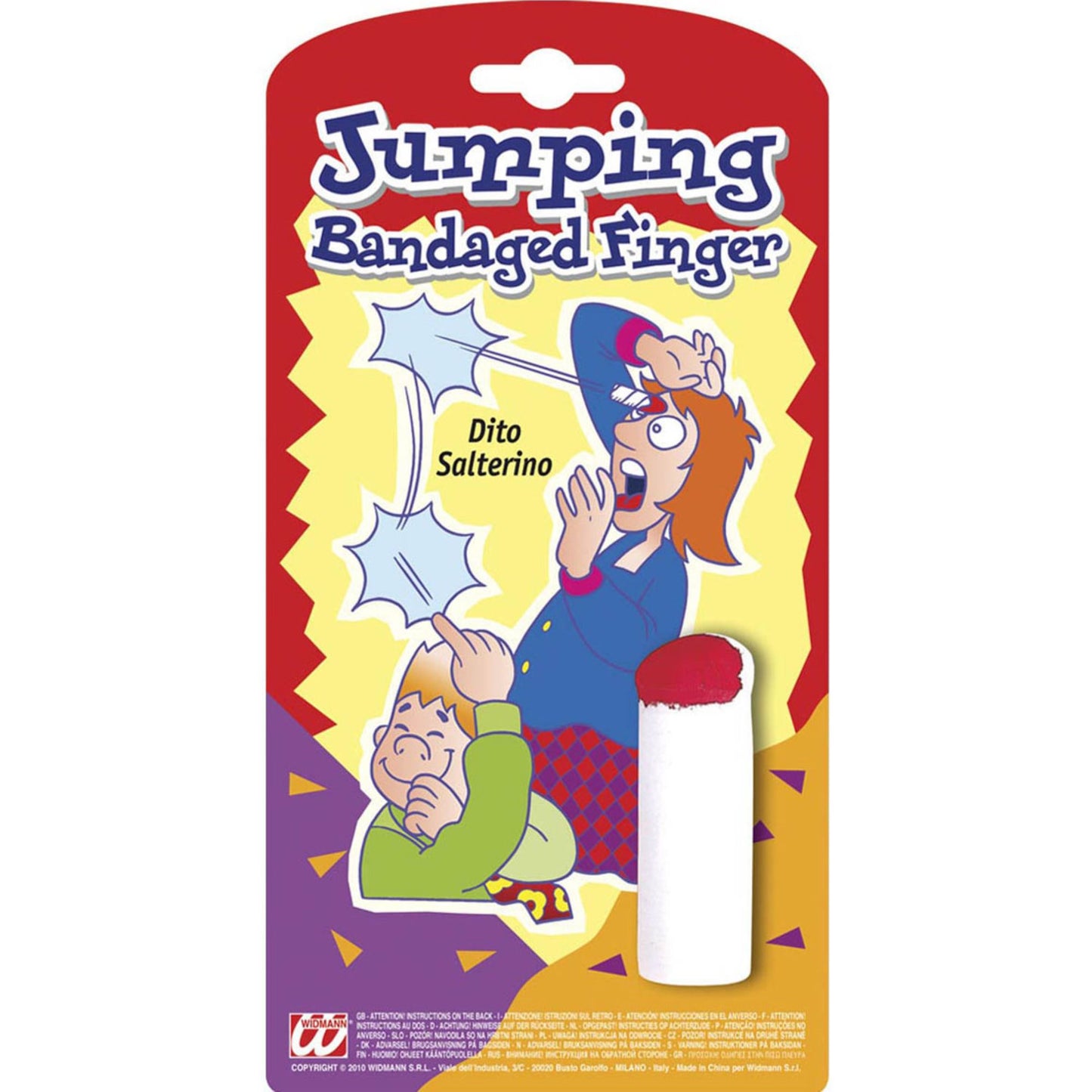 "SPRINGENDER FINGER" – Vorderansicht