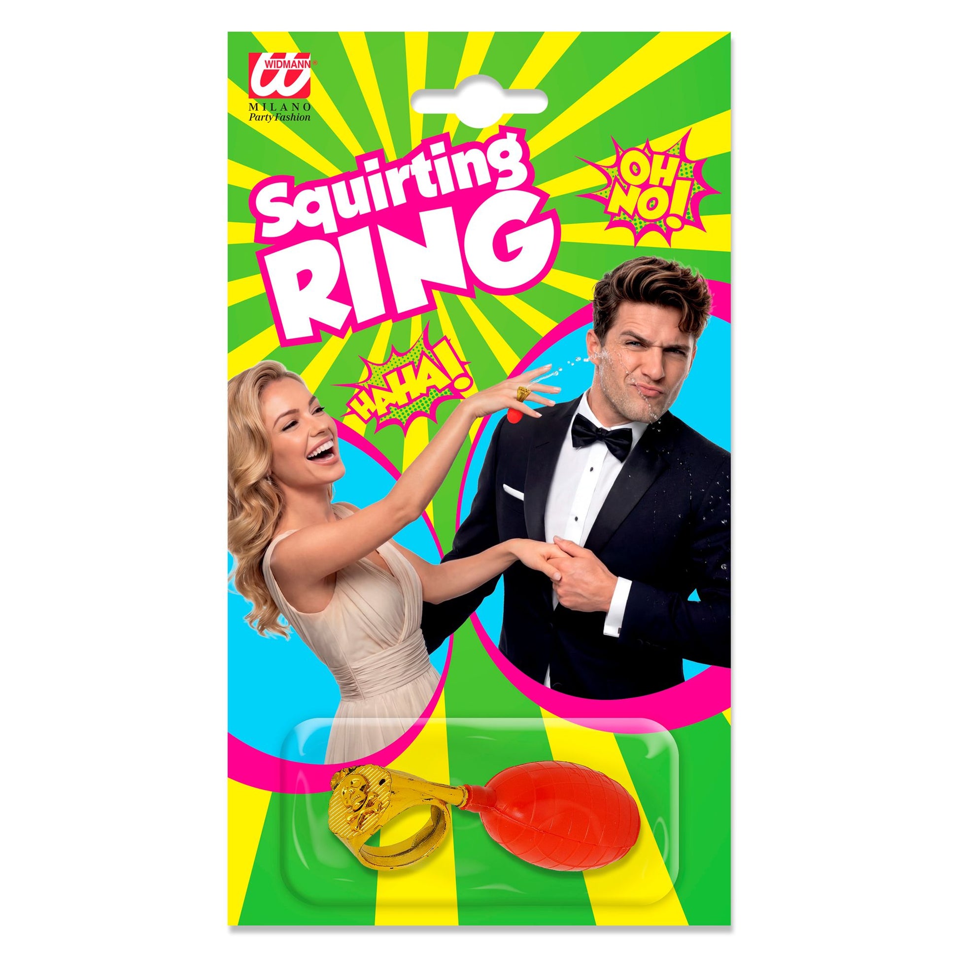 "SPRITZENDER RING" – Vorderansicht