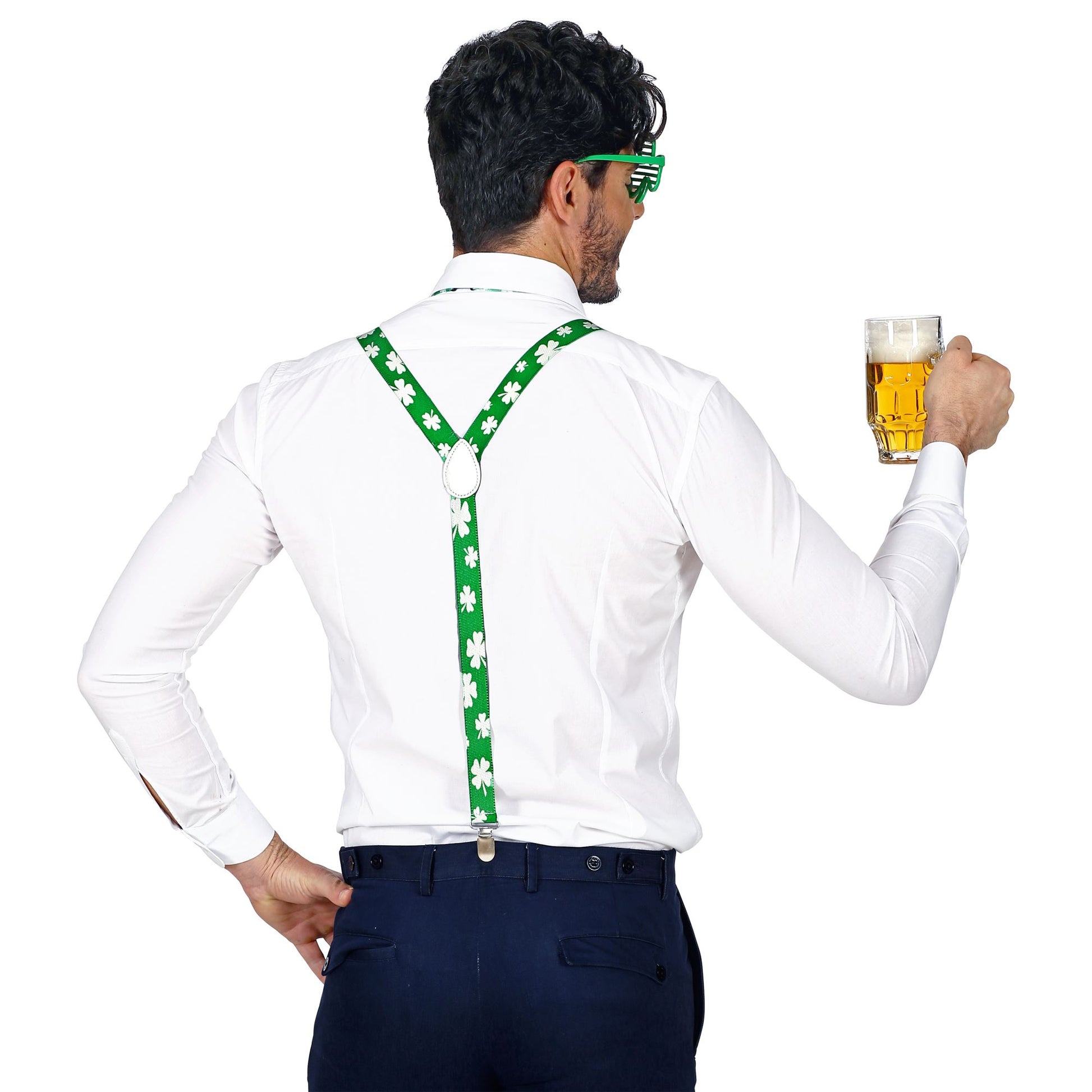 "ST. PATRICK'S DAY SET" (Brille, Hosenträger, Fliege) – Ansicht 4