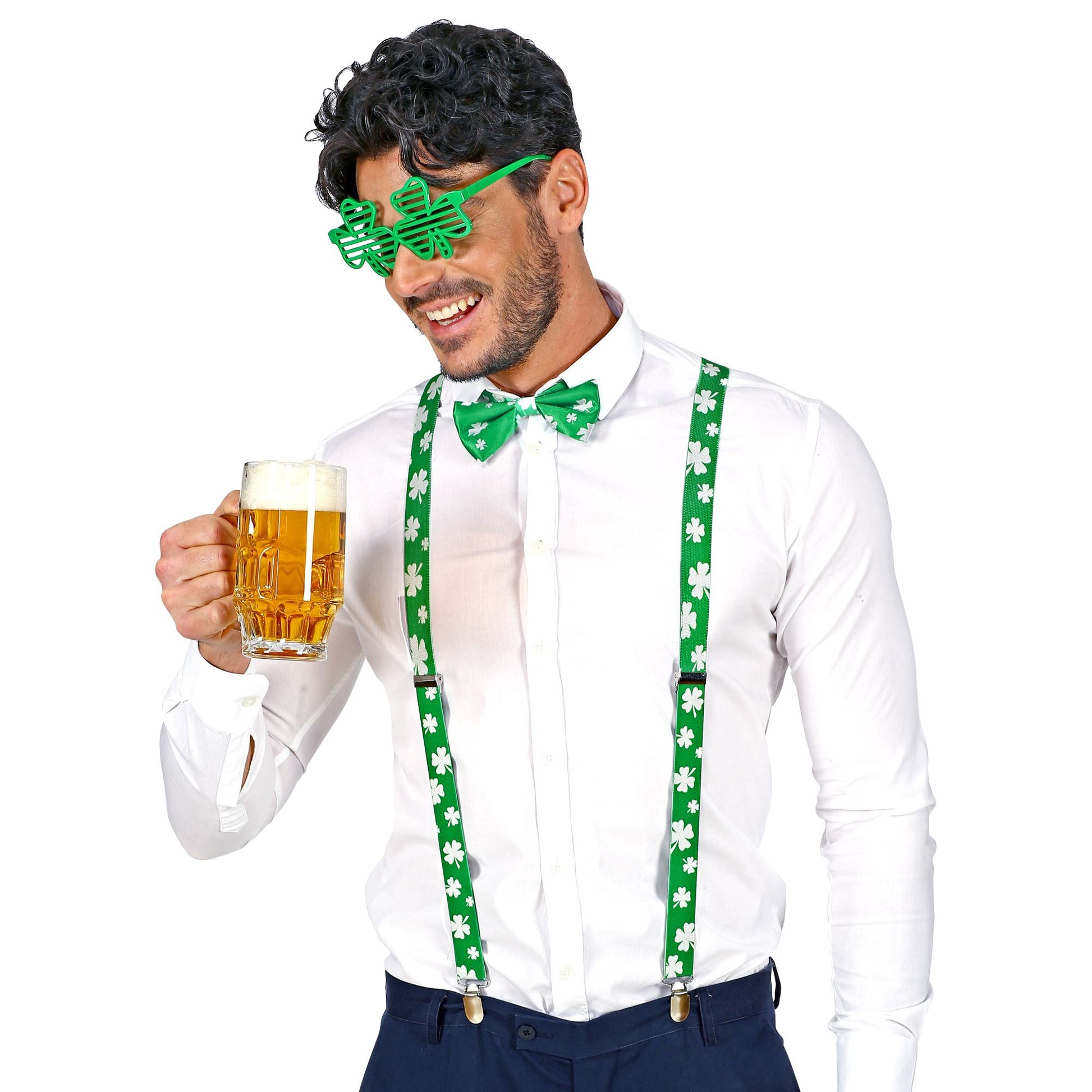 "ST. PATRICK'S DAY SET" (Brille, Hosenträger, Fliege) – Ansicht 5