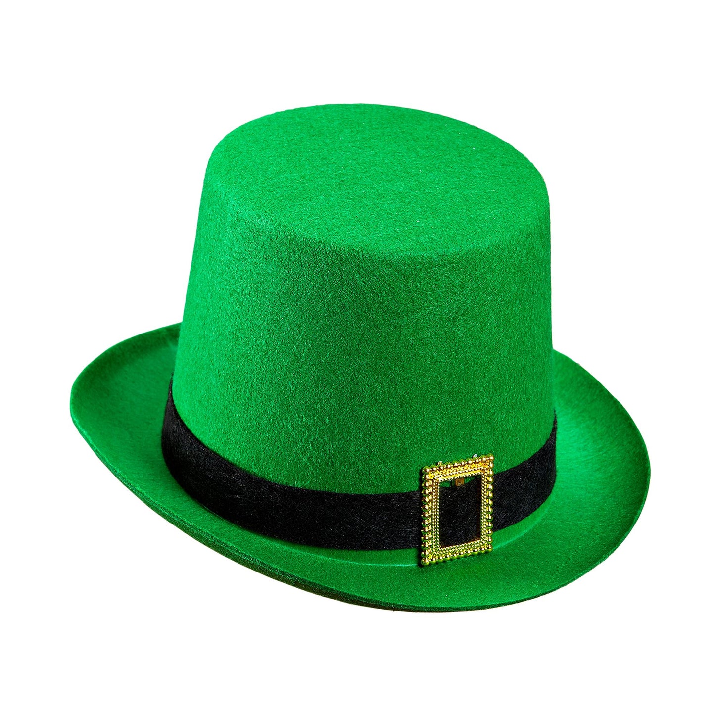 "ST. PATRICK'S ZYLINDERHUT AUS FILZ" 14 cm – Vorderansicht