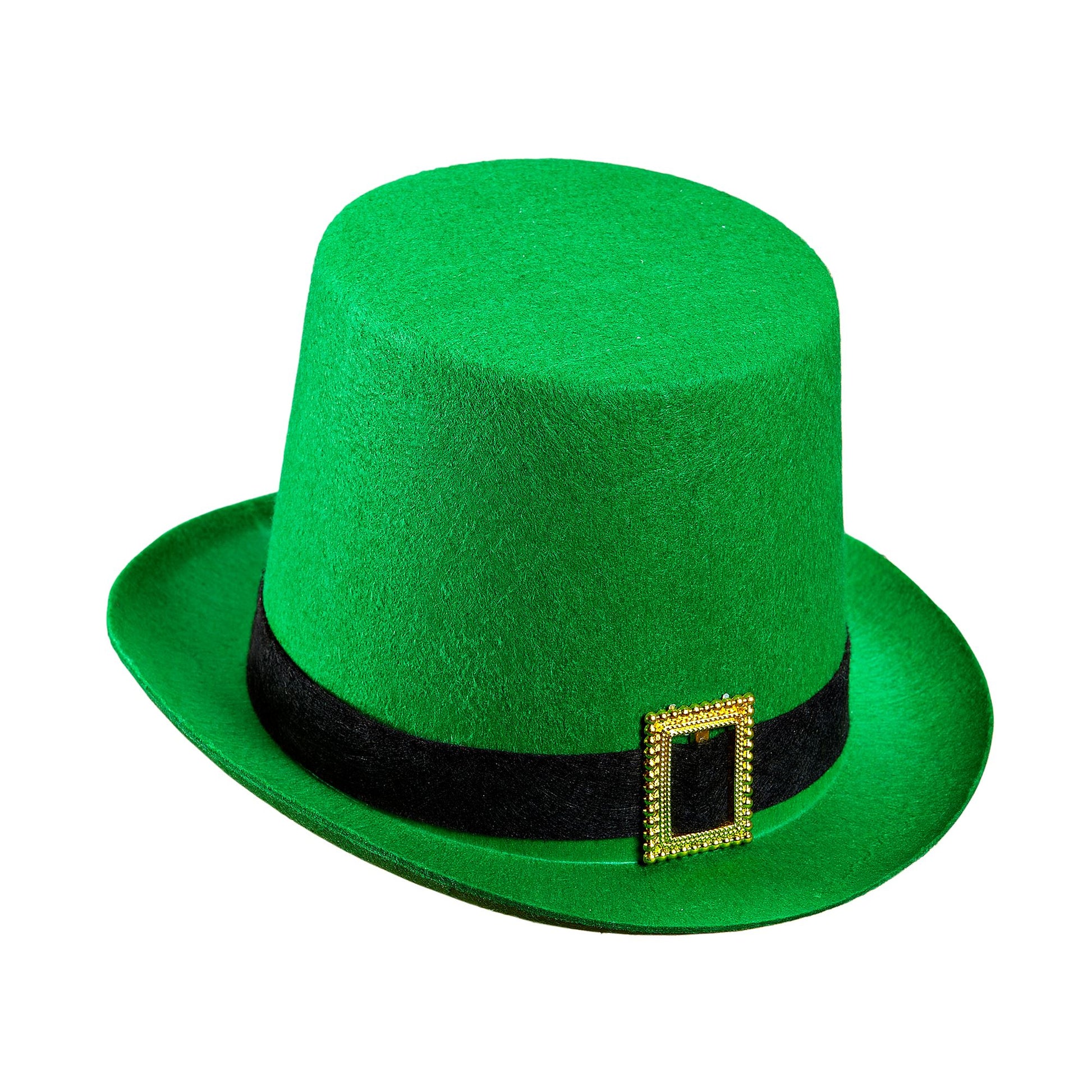 "ST. PATRICK'S ZYLINDERHUT AUS FILZ" 14 cm – Vorderansicht