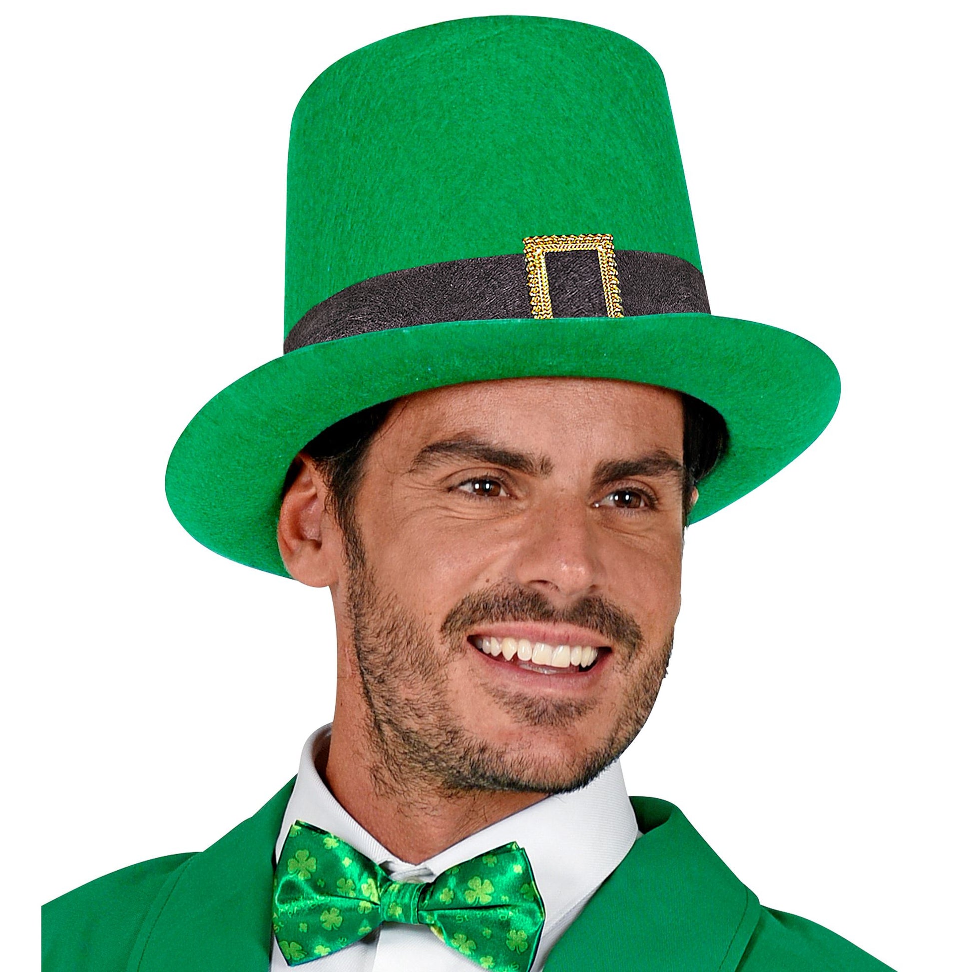 "ST. PATRICK'S ZYLINDERHUT AUS FILZ" 14 cm – Detailansicht