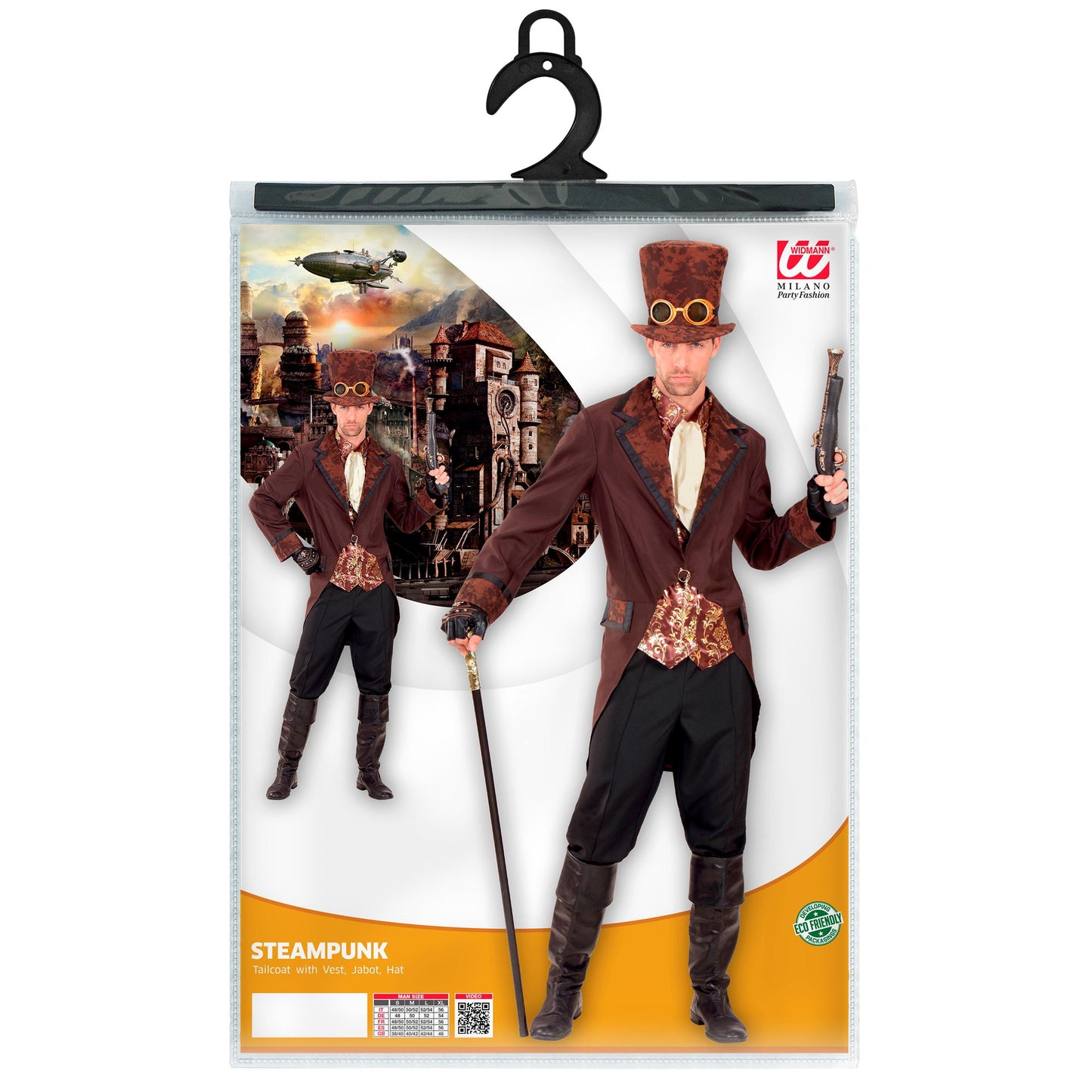 "STEAMPUNK" (Frack mit Weste, Jabot, Hut) – Ansicht 5