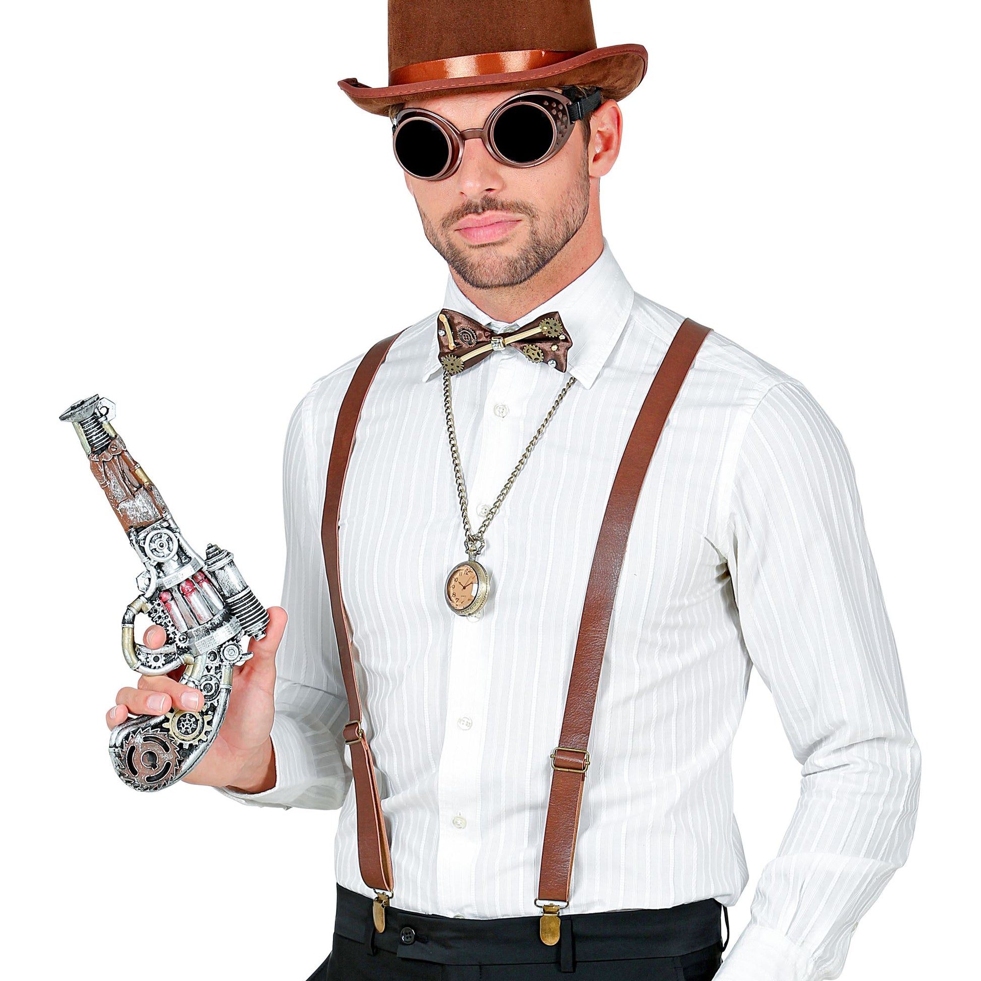 "STEAMPUNK" (Hosenträger, Fliege, Brille) – Ansicht 4