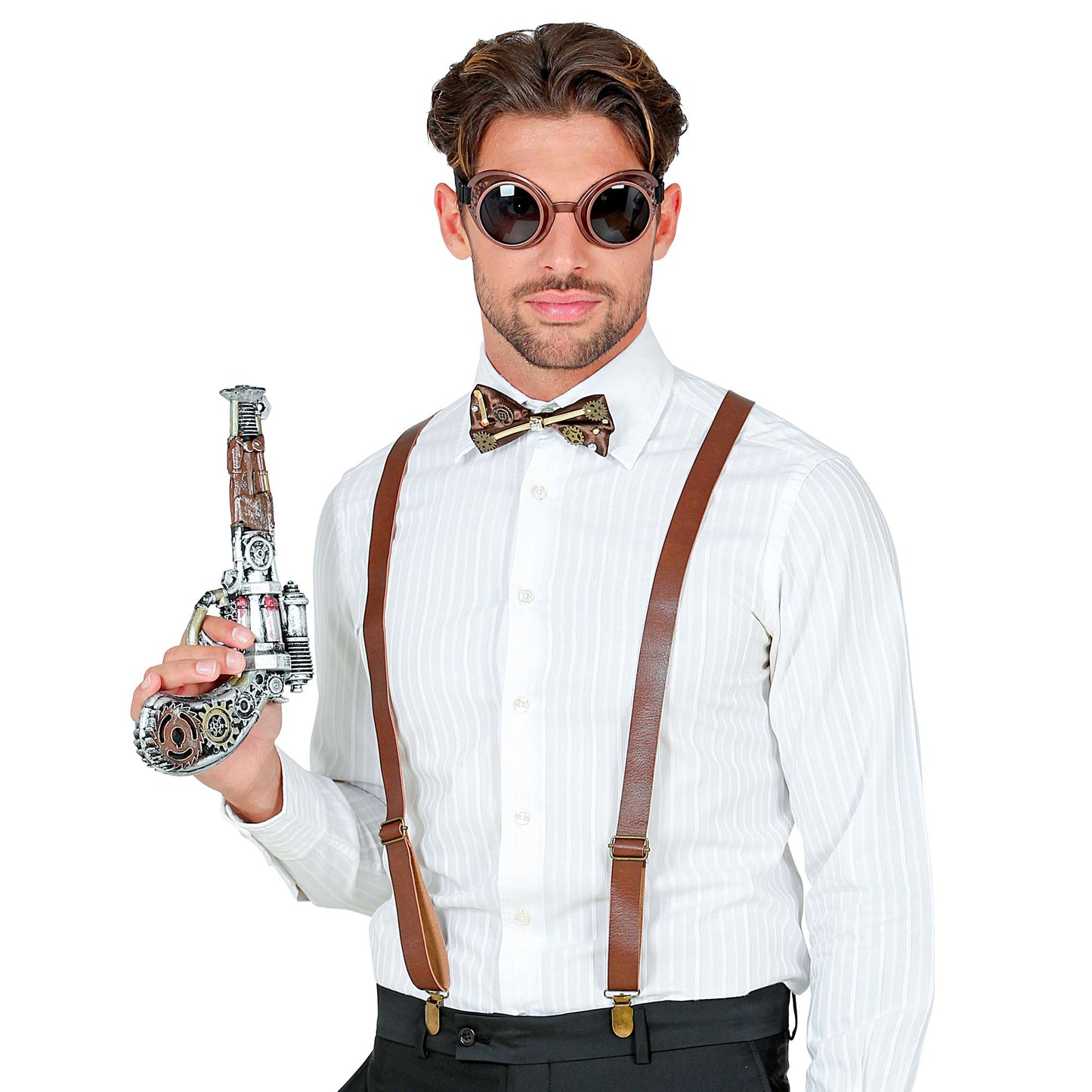 "STEAMPUNK" (Hosenträger, Fliege, Brille) – Ansicht 5