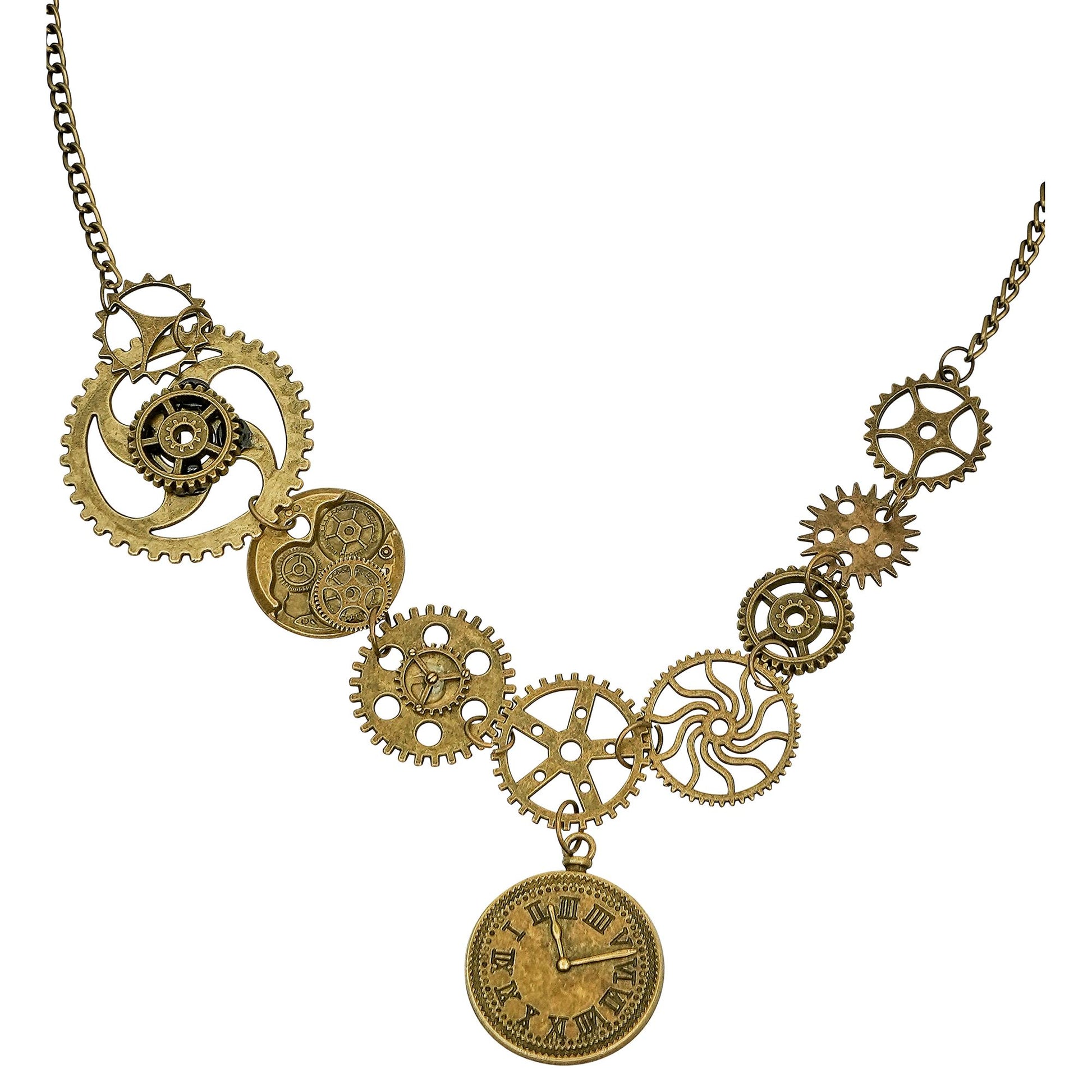 "STEAMPUNK KETTE" – Vorderansicht