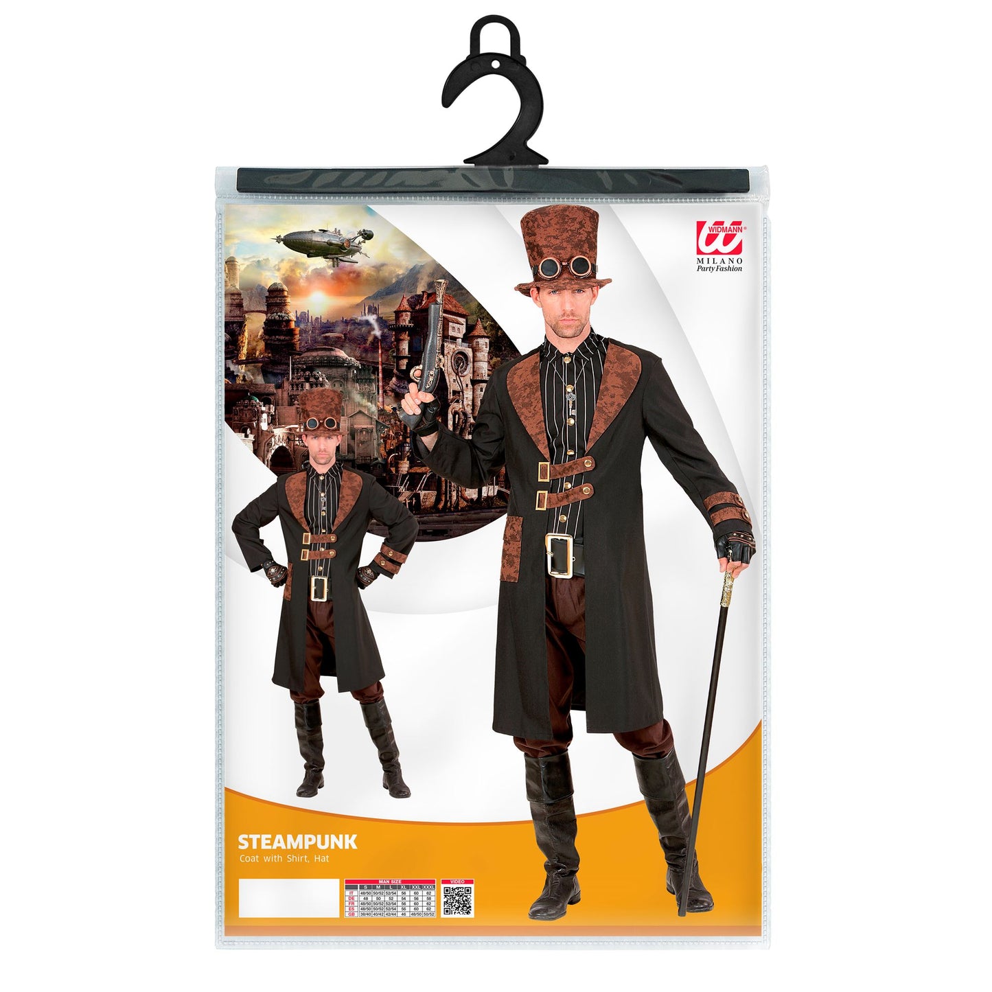 "STEAMPUNK" (Mantel mit Hemd, Hut) – Ansicht 5